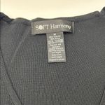 Black Floral Embellished Women's Sweater Size M Photo 2