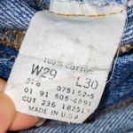 Levi's Vintage  505 Year ‘91 High Waist Mom/ Boyfriend Medium Stonewashed Jeans Size 29x30   Photo 5