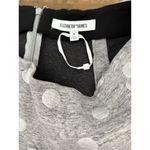 Elizabeth and James Elizabeth James Women's Gray Polka Dot A-Line Mini Skirt Size M Photo 4