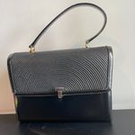 Tiffany & Co. Vintage T Lock Top Handle Flap Bag Black Patent Leather - NWOT Photo 1