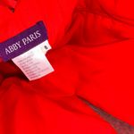 Abby Paris Red Corset Formal Mermaid Prom Dress Photo 7