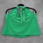 Old Navy  Apple Green Swim Active Sports Tankini Crop Halter Tie Top XL Photo 2