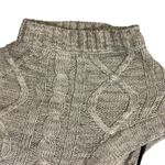 L.E.I . Gray White Black Ombre Knit Short Sleeve Scoop Neck Mini Sweater Dress Photo 1