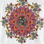 Desigual  Womens Top Small Long Sleeve Boho Festival Mandala Sheer Back Artsy‎ Photo 1