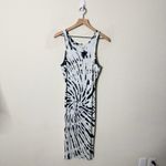 Nation Ltd Navy Blue Tie Dye Birkin Tank Dress Womens Size L Photo 3