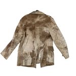 American Vintage Vintage 70s Handmade Leather Midi Trench Jacket Brown Belted Long Sleeve Medium Photo 4