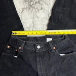Levi's Vintage Levi’s 550 Relaxed fit Tapered Leg Black Denim Jeans Y2K 100% Cotton Photo 5