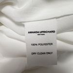 Amanda Uprichard  Mezcal Crepe Halter Neck Dress White Ivory Women’s Size S Photo 9
