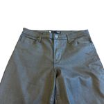 Kut From The Kloth Kelsey High Rise Ankle Flare Pants Cropped Grey Coated Size 8 Photo 5