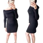 Wilfred  FREE ARITZIA Off Shoulder Mini Dress Charcoal Small Photo 2