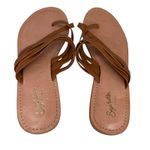 Seychelles  Live A Little Sandals 11 Brown Leather Slide Strappy Photo 2