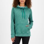 Avia Women's Activewear Hoodie Sweatshirt Green Pullover Thumb Hole Size Large Photo 2