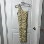 Love by Design Glittering Gold One-Shoulder Dress Photo 1