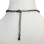 Fashion Statement Flower Design Pendant and Silver Tone Necklace Photo 2