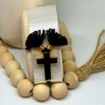 Vintage Religious Symbol Cross Tassel Bracelets Photo 3