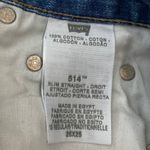 Levi's  514 Slim Straight Ombre Bleached Cut Off Denim Studded Shorts - 10‎ W25 Photo 7