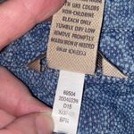 Duluth Trading blouse pullover 1/4 button down long sleeve swirl print size Med Photo 8