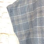 One World World Market Poncho One Size Cecil Gray Brushed Plaid Funnel Neck Lounge Pocket Photo 6