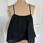 HYFVE Black Shoulder Tie Crop Top Size L Photo 0