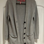 Knitted dove Gray Knit Cardigan Sweater size medium Photo 0