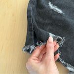 Free People  We The Free Makai Black Distressed Denim Jean Shorts Photo 2