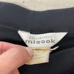 Misook Exclusively  Wide Leg Knit Pants Elastic Waist Pull On Black XL Photo 3