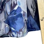 Tularosa Anthropologie Blouse Women XS Blue Midnight Floral Jaylen Crop Boho Top Photo 8