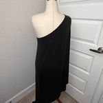 Norma Kamali  One Shoulder Diagonal Asymmetrical Tunic Top Size XL/42  Photo 4