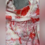 ASOS  Red Floral Off-Shoulder Mini Dress Photo 11