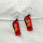 Fire Extinguisher Earrings Photo 0