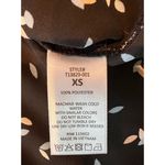 Lush Clothing Lush Women's All In Favor Print Bell Sleeve Shirt Size XS EUC Navy Blue Floral Photo 7