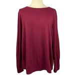 Dress Barn Women's Burgandy Long Sleeve Top - size 14/16 Photo 0