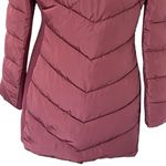 Andrew Marc Andrew Mark Walker Faux Fur Jacket Coat Women’s Size S Pink Terra Rosa Hooded Photo 9