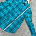 NWT L.L. Bean Women’s Eddy Plaid Button Down Shirt Top Longsleeve Blue Green M Size M Photo 11