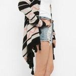 BB Dakota Aztek Print Knit Tassel Cardigan Sweater Size Small Photo 0