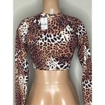 Anthropologie New. WET from L.A. Leopard rashguard. Large. Retails $108 Photo 5