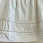 Gap White Flowy Airy Lattice Cutout A-Line Skirt, Minimalist Spring Skirt, Size 6 Photo 11