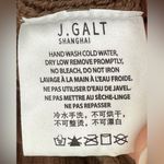 Brandy Melville  Brown V-Neck Cable Knit Sweater Photo 5