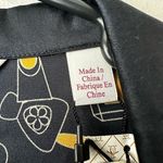 Original Penguin  Black and Gold Graphic Mini Dress Photo 10