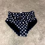 Tempt Me  polka dot black high rise swim bottoms size XL new Photo 2