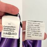 SheIn NEW NWT  SXY Backless Ruched Halter Bodycon Dress Purple Silver Iridescent Photo 9