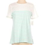 Charter Club Striped Crew Neck  Shirt NWT Photo 1