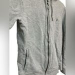 All Saints Raven Gray Zip Up Ramskull Hoodie Photo 2