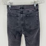 Marine layer  High Rise Skinny Washed Black Jeans Raw Hem Size 26 Photo 5