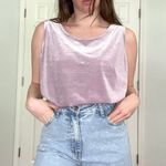 JH Collectibles Vintage Purple Velvet Tank Top Photo 3