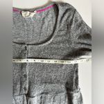 Anthropologie Marisa Hacci Wide Leg Sleep Jumpsuit sz Small Marled Heather gray Photo 7