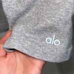Alo Yoga Alo Seamless Ribbed Mellow Romper in Athletic Heather Grey Size Medium Photo 4
