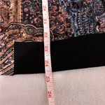 Luxurious Black and Brown Bomber Jacket with Ribbed Details Size M Photo 4