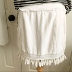 Free People White Fringe Skirt Photo 2