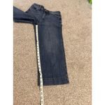 Talbots  Jeans Womens‎ 4 Wide Leg Crop Med Dark Wash Baggy Loose Stretch Denim Photo 6